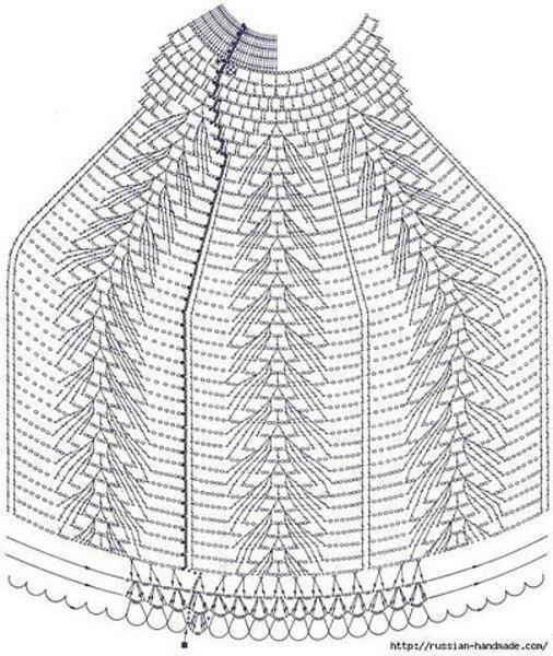 Схема для абажура крючком