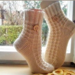 Узор для носков спицами