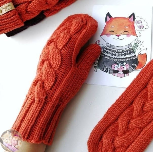 Красивые вярежки спицами