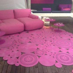 Подборка ковриков крючком, со схемами