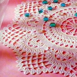 Ажурная салфетка крючком