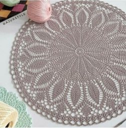 Ажурная салфетка крючком