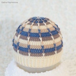 Мужская шапочка крючком