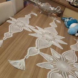 Необычная салфетка крючком