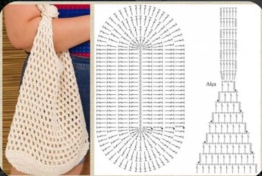 Простая авоська крючком