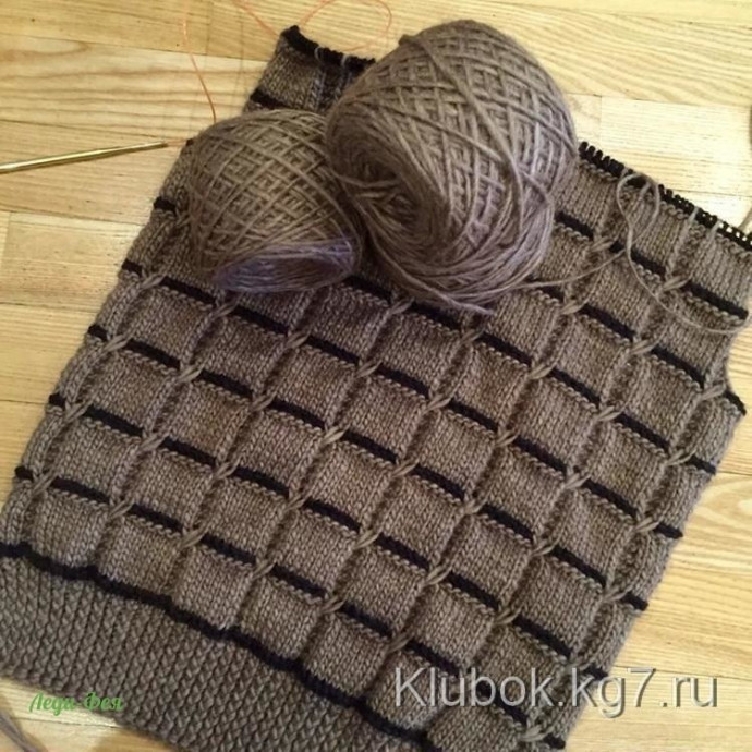 Жакет спицами