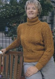 Женский свитер спицами