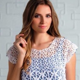 Вяжем нежный топ для жаркого лета