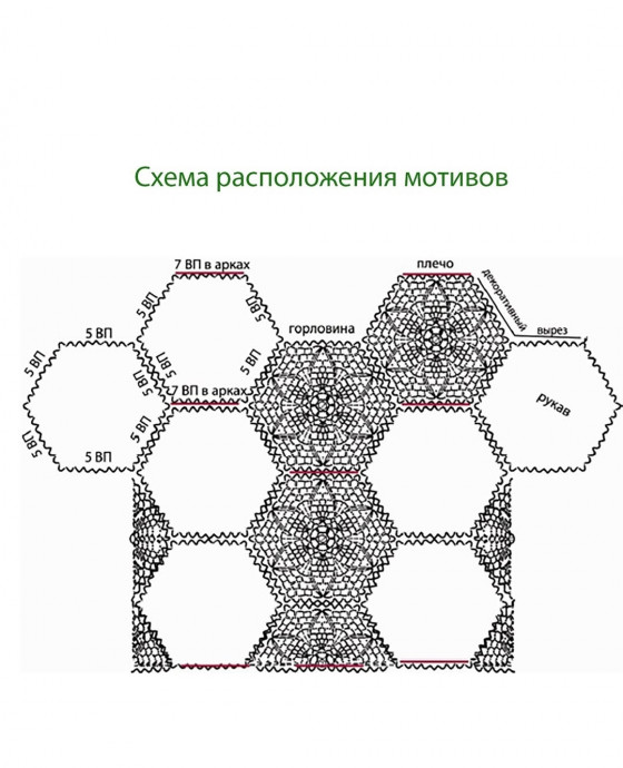 Светлая женская блуза крючком Светлая женская блуза крючком
