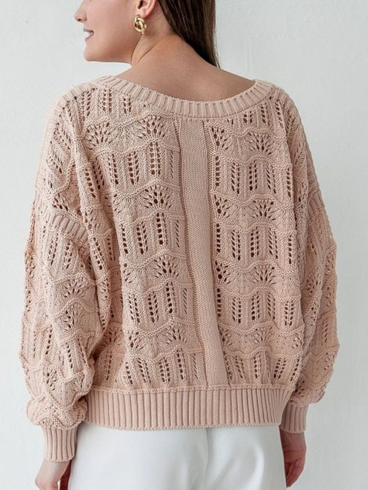 Кофта на пуговицах, вжем спицами