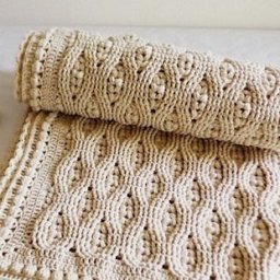 Идея для уютного вязаного пледа