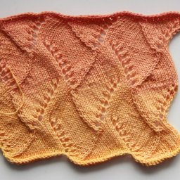 Красивый ажурный узор спицами