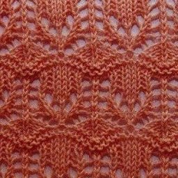 Красивый узор для любительниц вязать спицами