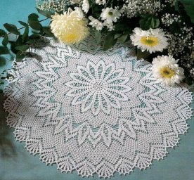 Красивый узор крючком