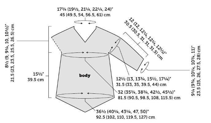 Вяжем тунику с рельефным узором