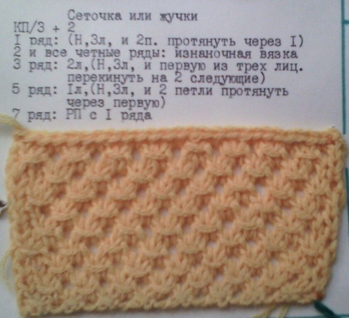 Узор спицами Узор спицами