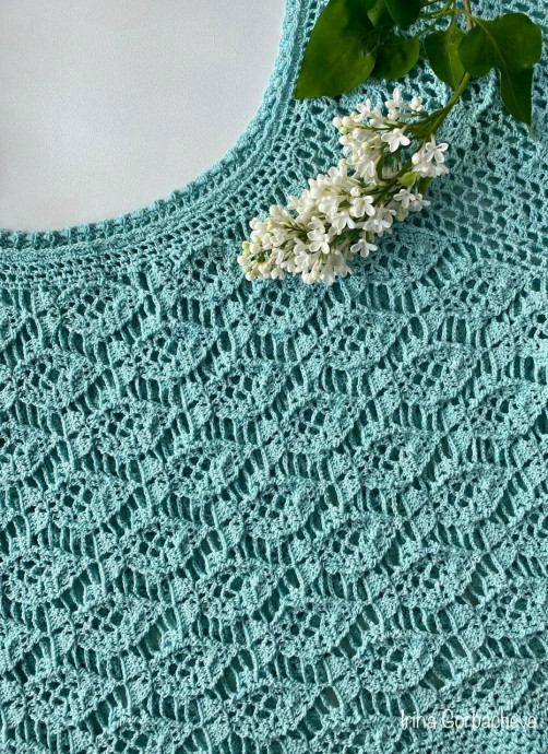 Кофточка &laquo;Рыбология&raquo; &mdash; лёгкость моря в каждой петельке