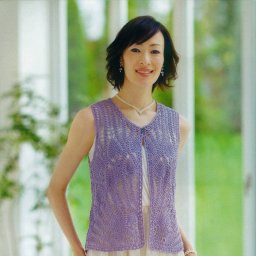 Ажурный жилет крючком