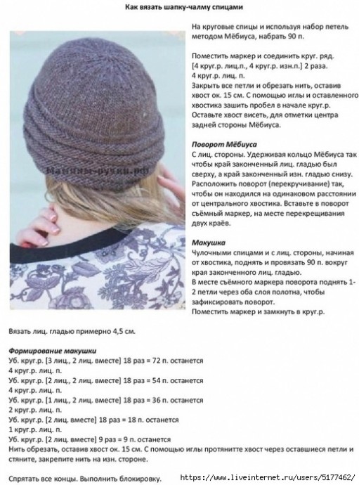 Шапка-тюрбан(чалма) "Williams Cloche" Шапка-тюрбан(чалма) "Williams Cloche"