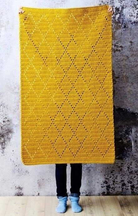 Схемы для вязания ковриков крючком