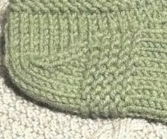 Вязание тапочек на двух спицах без швов