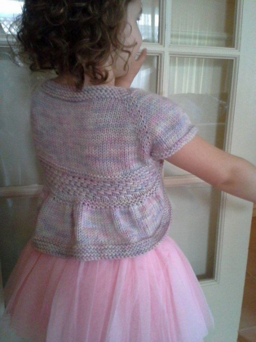 Детское болеро спицами