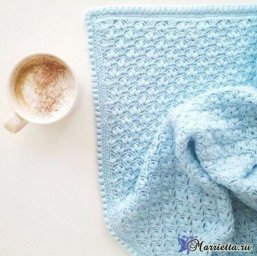 Узор для пледа крючком