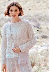 Джемпер спицами