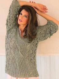 Красивая идея для пуловера