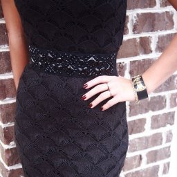 Изысканный узор спицами для платья