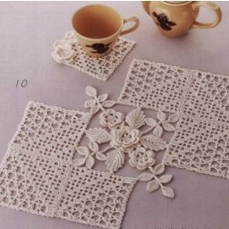 Красивая салфетка из мотивов