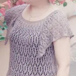 Красивый ажурный узор для летних кофточек, вяжем крючком