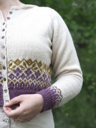 Красивый узор для кофточки спицами