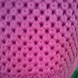 Необычный узор спицами