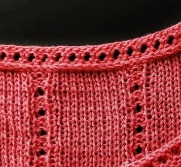 Красивая обвязка горловины