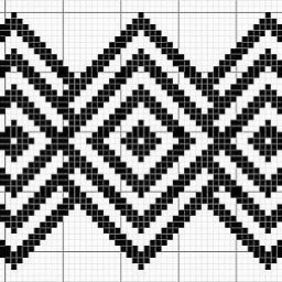 Подборка жаккардовых схем для вязания спицами