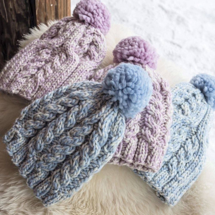 Шапка с косами Шапка с косами