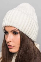 Шапочка английской резинкой спицами