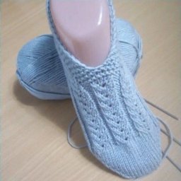 Тапочки от мыска бесшовные, вяжем спицами