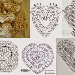 Вяжем сердечки - уютные аксессуары