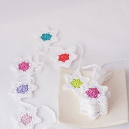 Идея для изготовления новогодней гирлянды