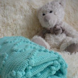 Красивый нежный плед