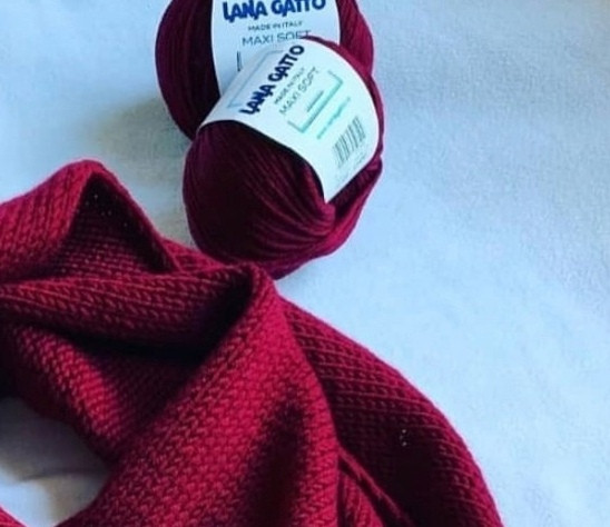 Косынка из Lana Gatto maxi soft Косынка из Lana Gatto maxi soft