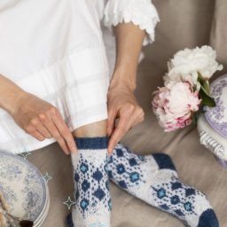 Красивые носки спицами