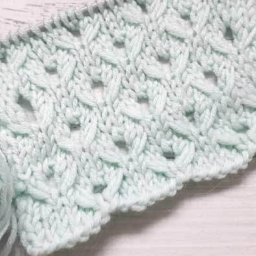 Красивый узор спицами - в копилку мастерицы