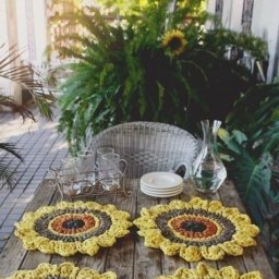 Подставки-подсолнухи