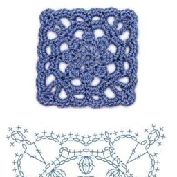 Симпатичные мотивы крючком