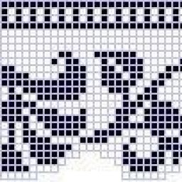 Стильное филейное вязание