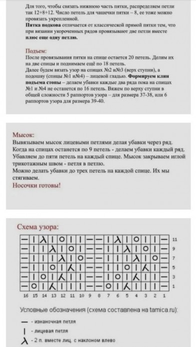 Короткие носки красивым узором Короткие носки красивым узором