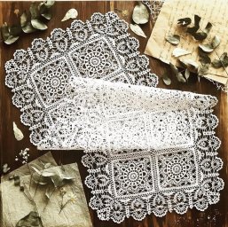 Красивая дорожка крючком